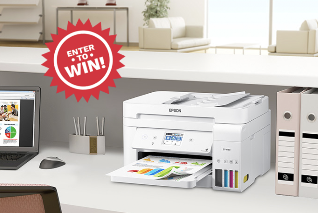 WIN AN EPSON ECOTANK ET-4760 PRINTER WORTH $599 CAD