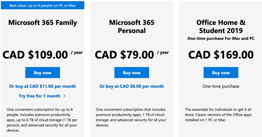 how much does windows 365 cost