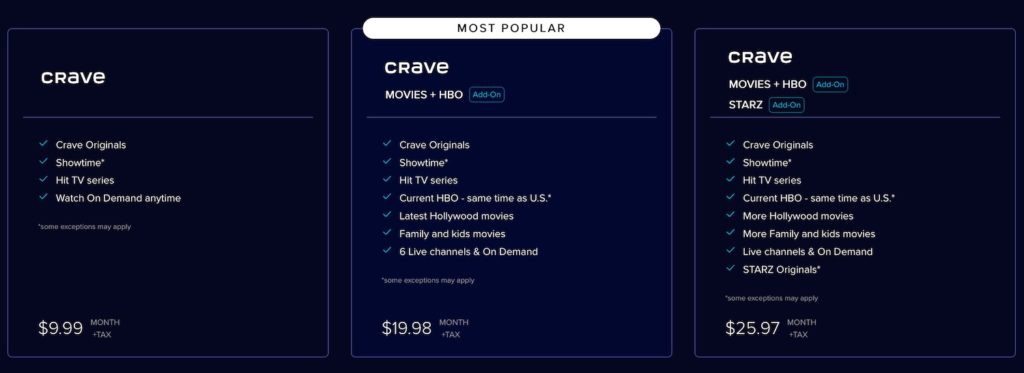 Crave tv free hot sale